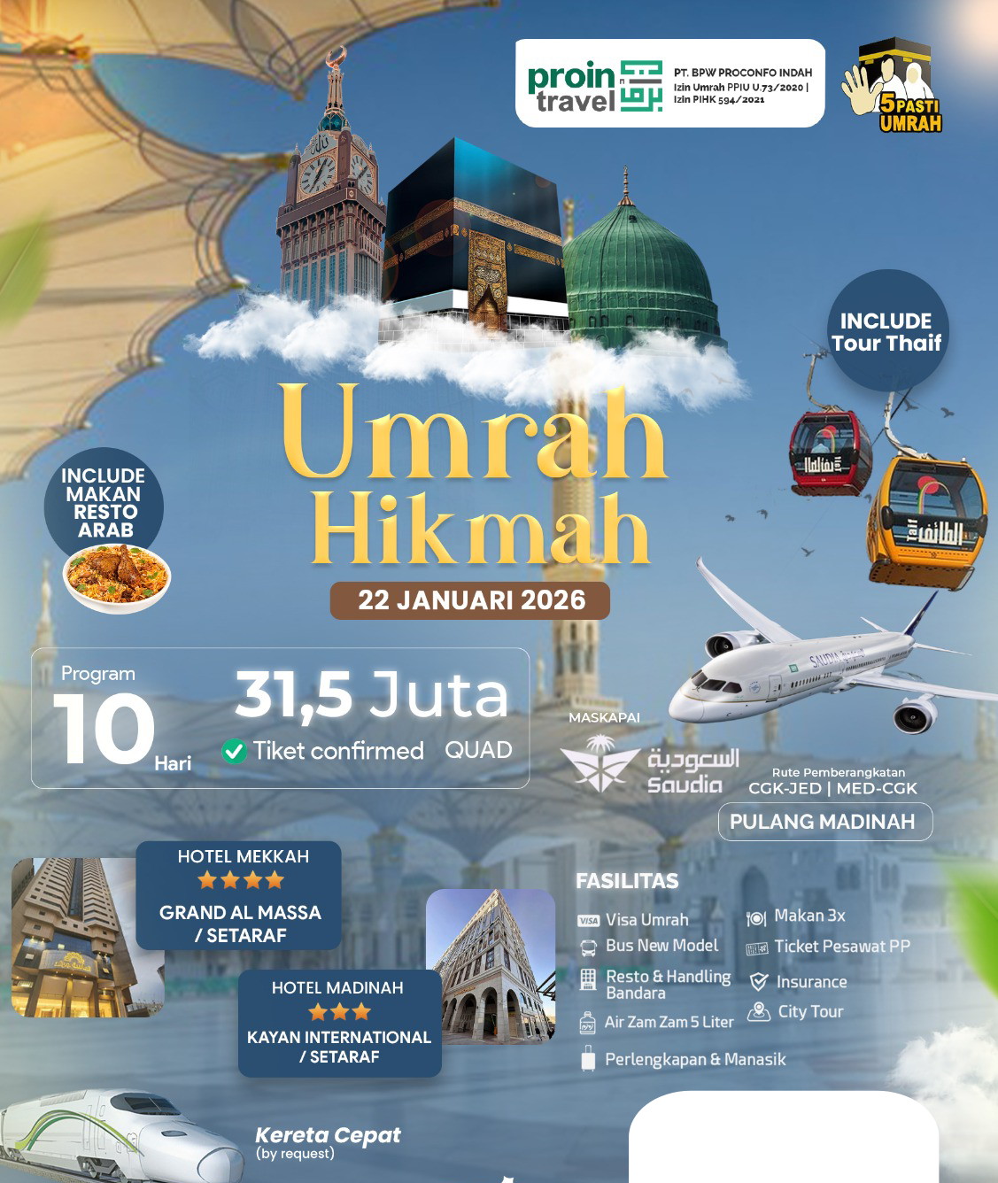 Umroh Awal Tahun 2026