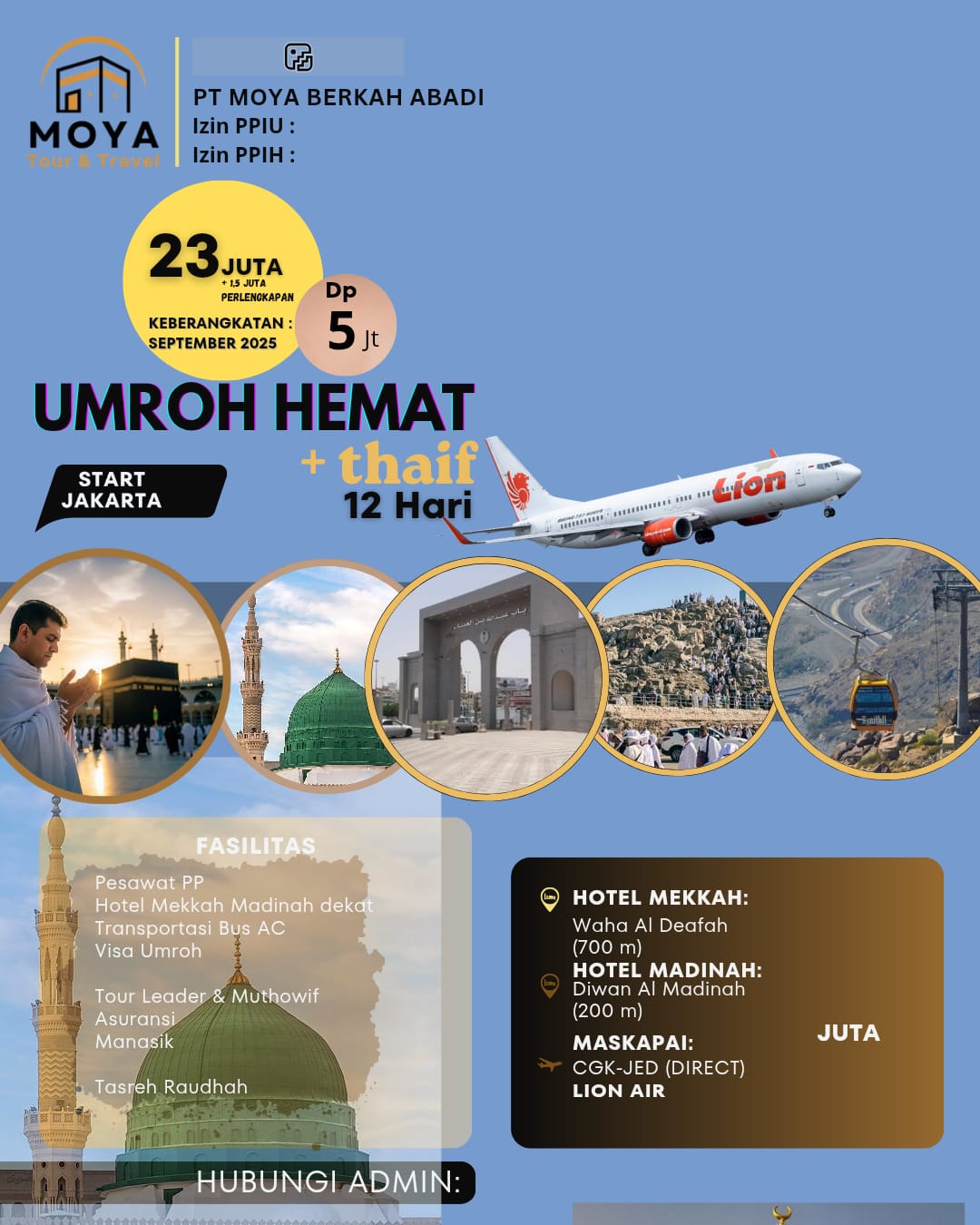 UMROH HEMAT PLUS THAIF 12 HARI